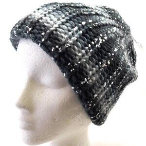 Winter Mudd Women Beanie Hat Black Combo